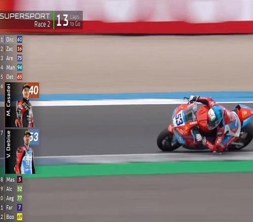 比賽突然提前結束，張雪機車WSBK荷蘭站第二回合正賽第七名