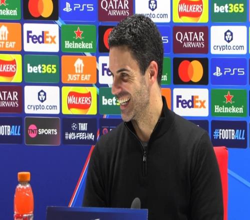 阿尔特塔:在对阵欧洲最好的球队时,我们出色应对了所有挑战