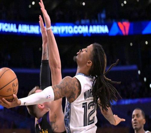 王者歸來，灰熊隊莫蘭特傷愈復出，對陣魔術隊上半場火力全開