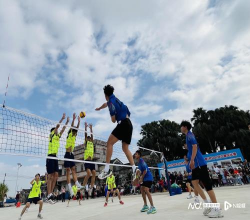 “僑VA”+美食！臺山僑鄉男子九人排球聯賽村級賽開賽