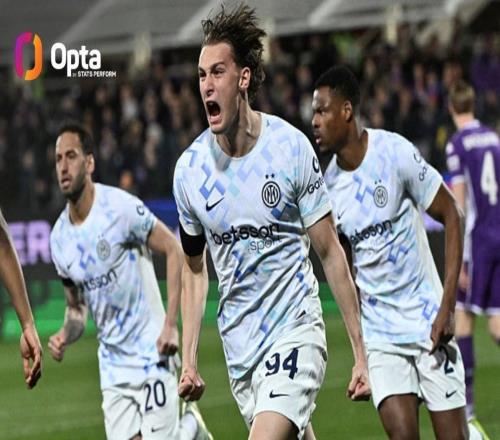 意甲3分制时代,皮奥是国米第4位意甲单赛季进球6+的U21球员