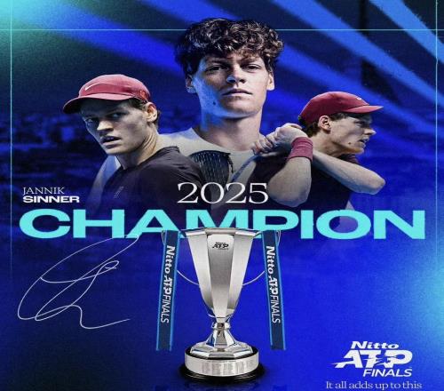 辛纳连续两年拿下年终总决赛冠军,铸就网坛40年不曾有过的伟业