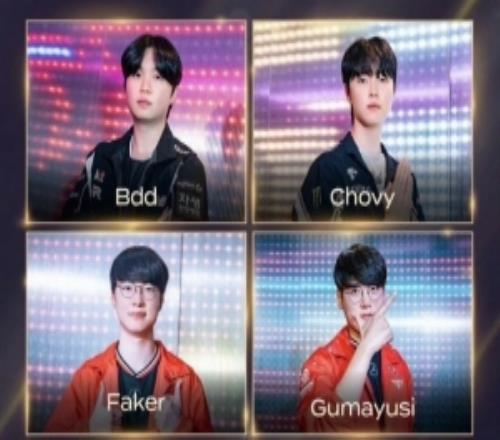 LCK年度最佳选手入围提名:BDD、Faker、Chovy、Gumayusi