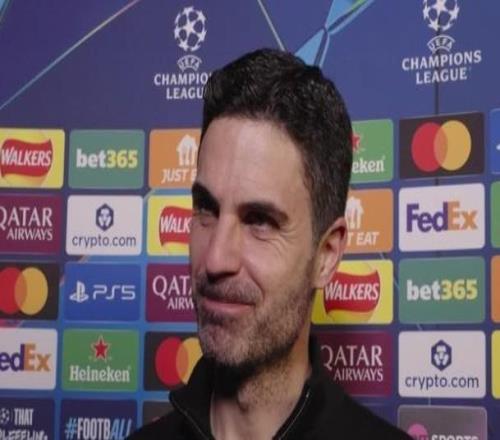 阿尔特塔：上半场本应进两三个球拥有赖斯是平博幸运