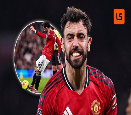 B费曼联生涯17次英超传射追平小贝,队史仅次于吉格斯和鲁尼