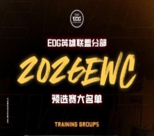 EDGEWC預選賽大名單：Zdz、Xiaohao、Angel、Leave、Parukia
