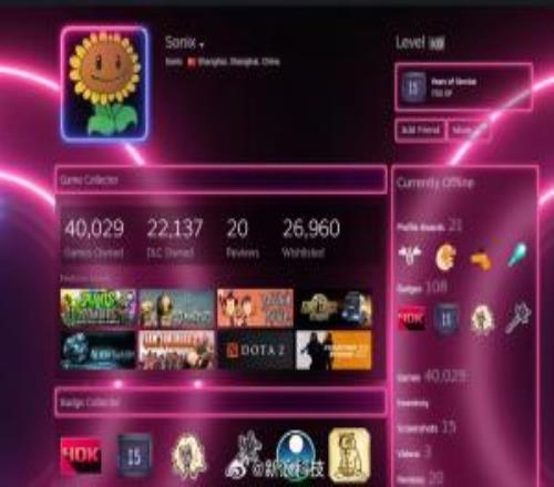 哥們家庭共享開一下！中國一玩家達成Steam游戲4萬款成就