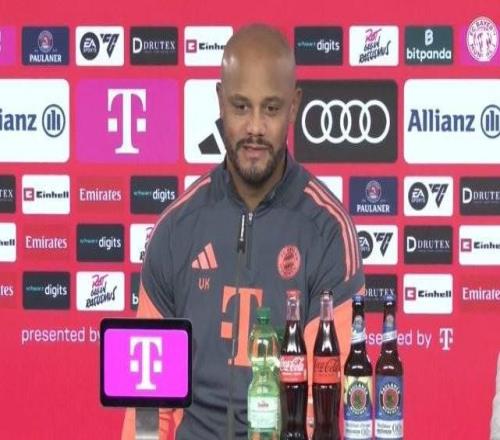 孔帕尼:凯恩将缺战门兴卡尔状态有起伏很常见我们会支持他