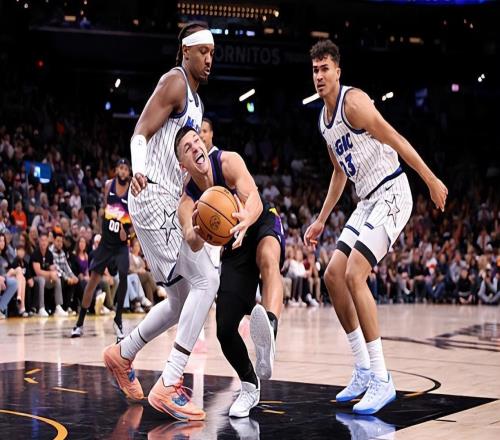 手感还是不太理想!太阳超级投手的三分命中率似乎还在不断下滑