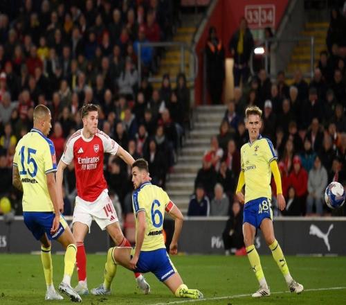 不敌圣徒,阿森纳自2022年以来首次在足总杯被低级别球队淘汰