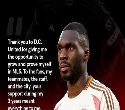 出場(chǎng)100次打進(jìn)49球，本特克社媒發(fā)文告別華盛頓特區(qū)聯(lián)