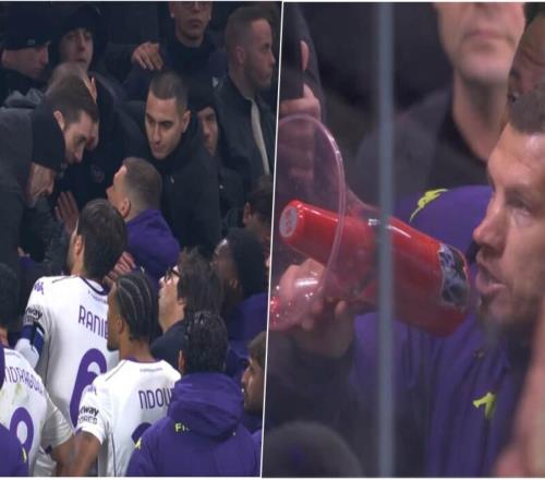 佛罗伦萨连续8场不胜,赛后哲科拿着扩音器与球迷沟通