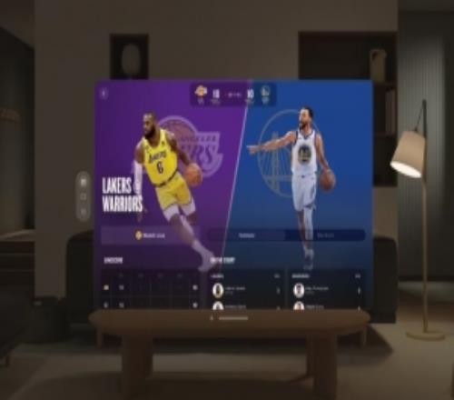 沉浸式觀賽：蘋果AppleVisionPro頭顯將上線NBA湖人隊現場比賽