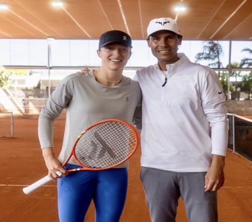 斯瓦泰克談納達爾對她的指導:榮幸之至