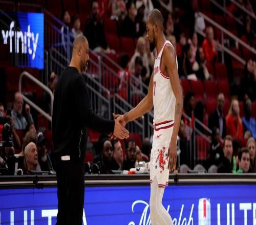 火箭一數據倒數第一！烏度卡“啃老”杜蘭特美媒建議5換1施羅德