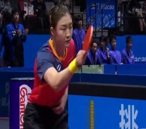 全運會：陳夢首秀40戰勝孫銘陽，晉級乒乓球女單16強
