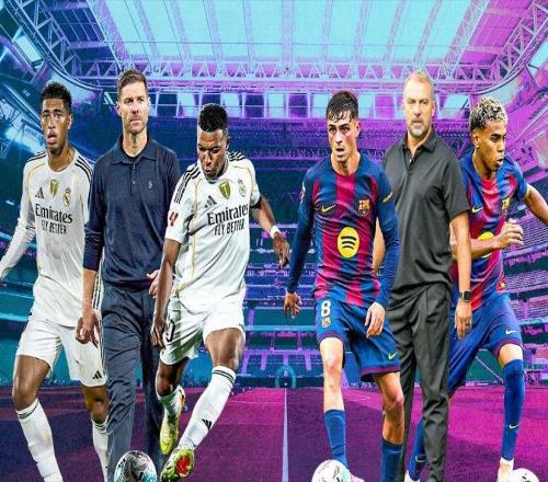6名亿元巨星,25亿欧超级对决!皇马巴萨身价对比