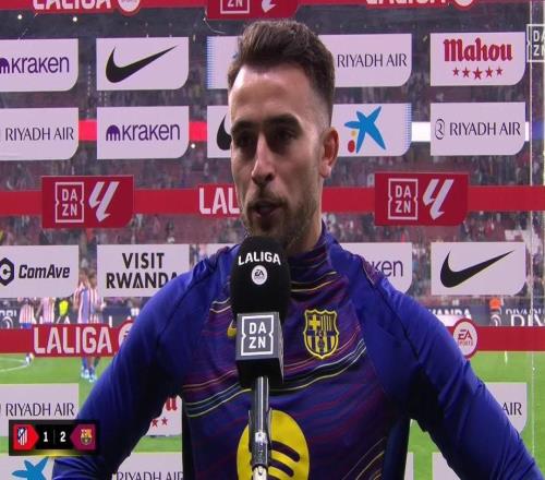 埃里克：有人会说马竞这场是送分的，，，，，但着实我们踢得很辛勤