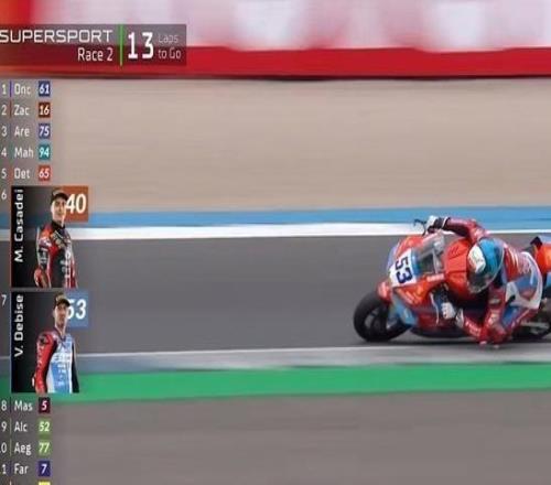 比賽突然提前結束，張雪機車WSBK荷蘭站第二回合正賽第七名