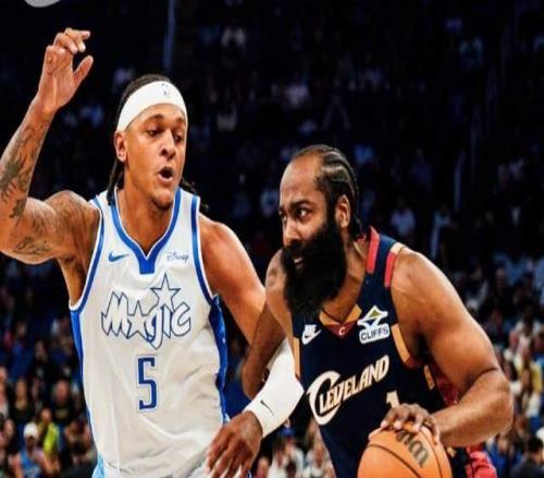 拉锯战!骑士轰114追平比分:哈登状态火热,米切尔对飙班凯罗