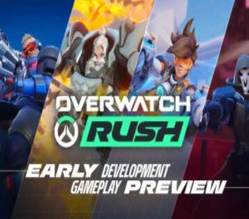 暴雪官宣守望先锋手游《OverwatchRush》：采用俯视角4v4玩法