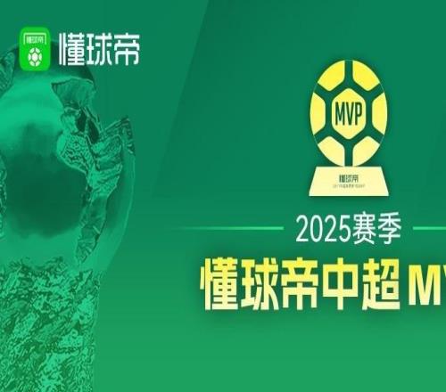 2025懂球帝中超MVP:法比奥、瓦科8次提名3次当选山东7次MVP第一
