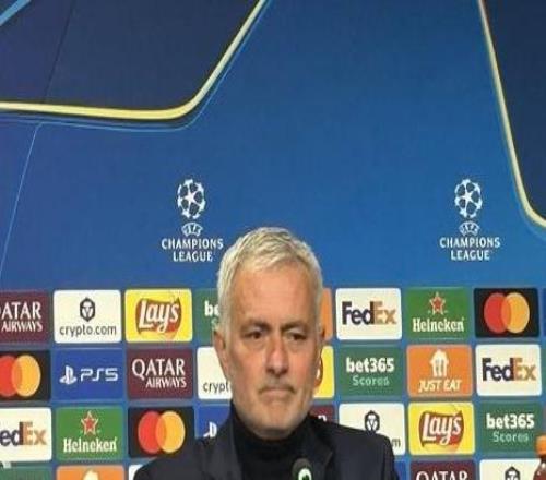 穆里尼奥:面对尤文我们占据了主导地位,但我们连点球都没进