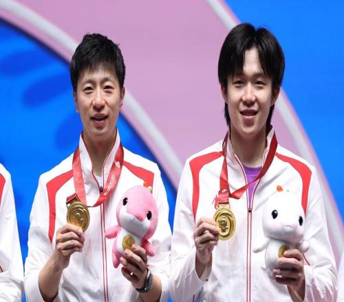 現場依舊保持對乒乓的純真熱愛，馬龍要和大家一起慢慢變老