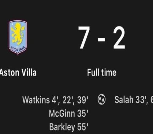 利物浦近十场对阵维拉保持不败,上次输球是五年前27惨败