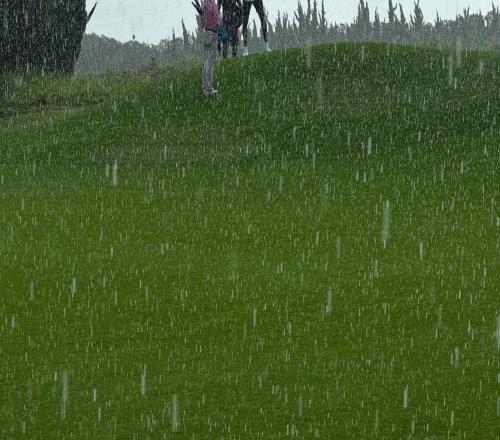 主业改了詹姆斯晒在成都冒雨打高尔夫视频：你能忍受下雨吗