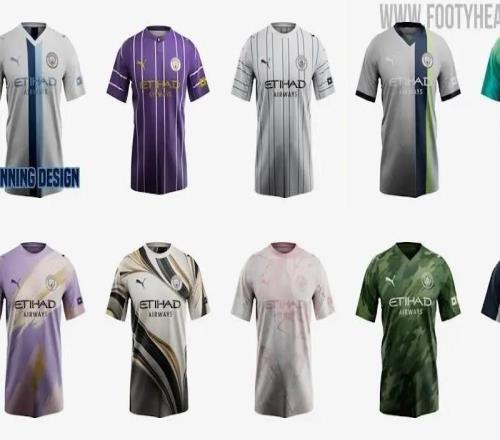 曼城下赛季第三球衣谍照曝光,该球衣由球迷设计并公开票选