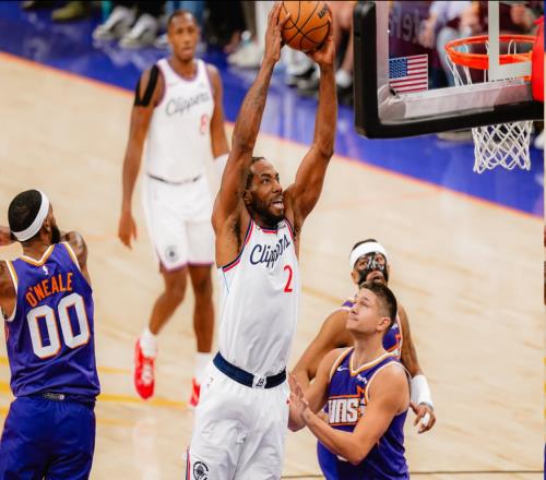 快船近21战17胜4负同时期联盟最佳!莱昂纳德连续27场20+分