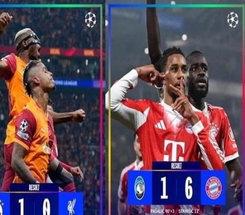 欧冠悲喜夜!利物浦01爆冷竟不敌土超球队!拜仁61狂胜亚特兰大