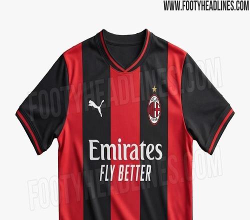 米蘭2627賽季球衣曝光：主場回歸傳統(tǒng)，二客粉黑搭配