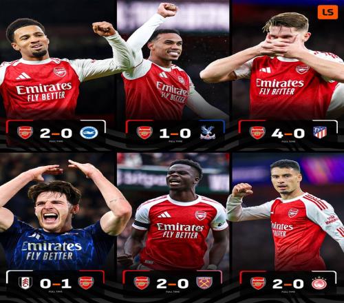 豪横!整个10月阿森纳各条战线6战全胜+不丢一球