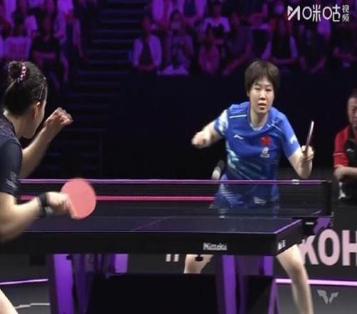 WTT橫濱冠軍賽女單116：蒯曼31戰勝金娜英，取得開門紅