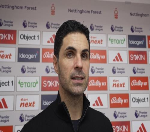 阿尔特塔:我们知道自己拥有的机会,所以最贴切的词就是失望