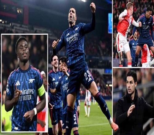 追平121年隊史！阿森納歐冠10連勝+8連零封創紀錄，15歲神童登場