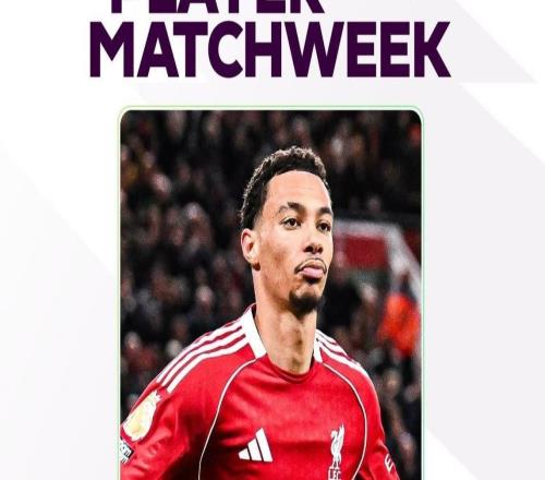 梅開(kāi)二度，?；倏水?dāng)選英超第16輪最佳球員