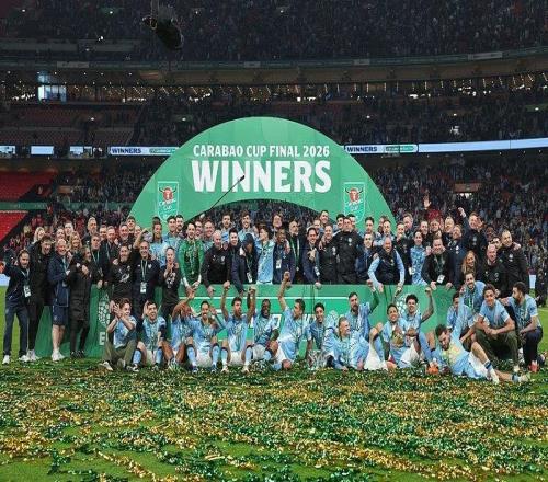 曼城20阿森纳夺得联赛杯冠军