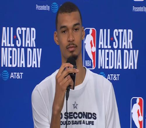 文班亚马:詹姆斯退役那天我不会哭马刺队友还没准备好去少林寺