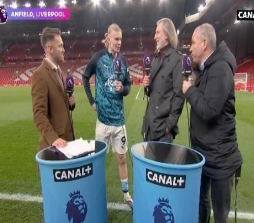 哈兰德:罚点球前确实非常紧张,好在我成功控制住了情绪