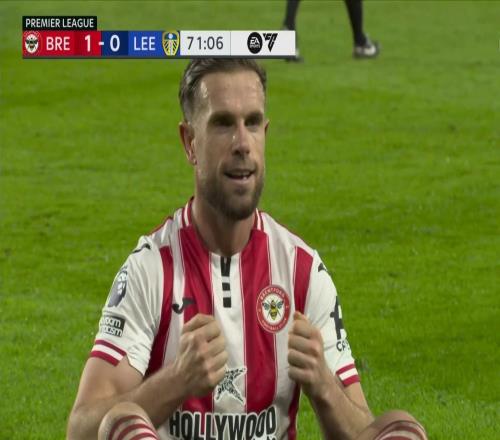 亨德森:前不久是若塔生日,我不经常进球所以想把进球献给他