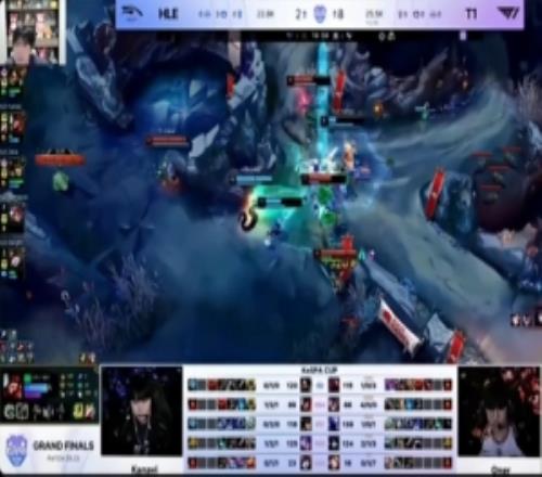 KeSpa杯决赛:Kanavi猴子带队反野被打崩,T1野区0换4大胜HLE