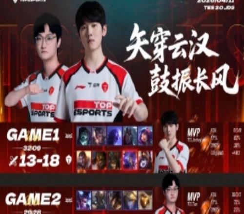 战胜JDG后，TES发文：矢穿云汉，鼓振长风