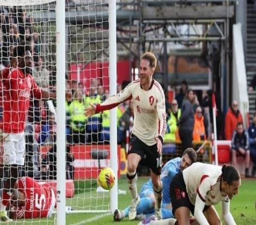 【英超】准绝杀被吹,麦卡读秒封喉,利物浦1比0森林