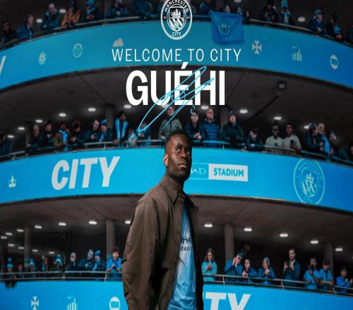 官方：曼城签下水晶宫中卫格伊，，，据悉转会费2000万镑