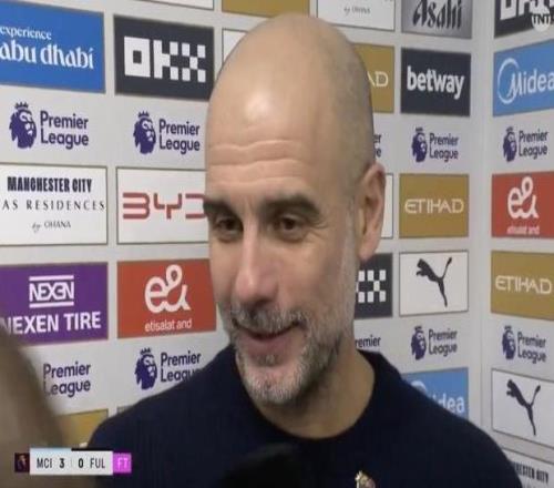 瓜帅:我们会看阿森纳明天的比赛,赛后再看看差多少分