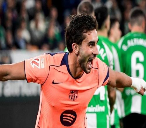 圆神闪击难救主,费兰半场帽子戏法,巴萨53贝蒂斯豪取六连胜