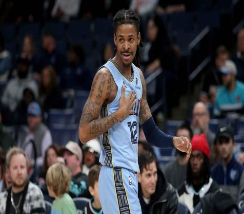 坏消息,灰熊队贾莫兰特左肘尺侧副韧带扭伤,至少缺席三周